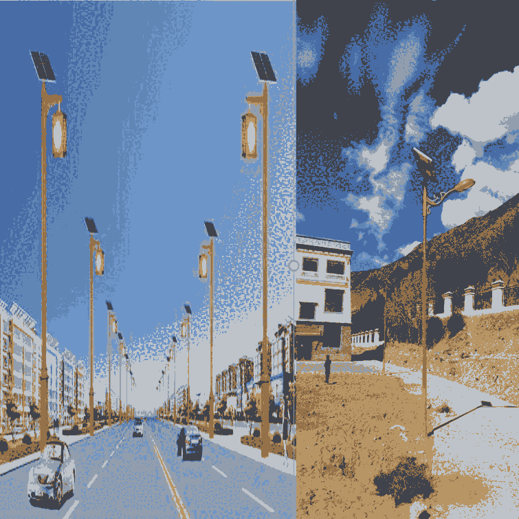 3米景觀燈 太陽能LED燈 景觀燈 高桿燈 廠家直銷 支持來圖定制