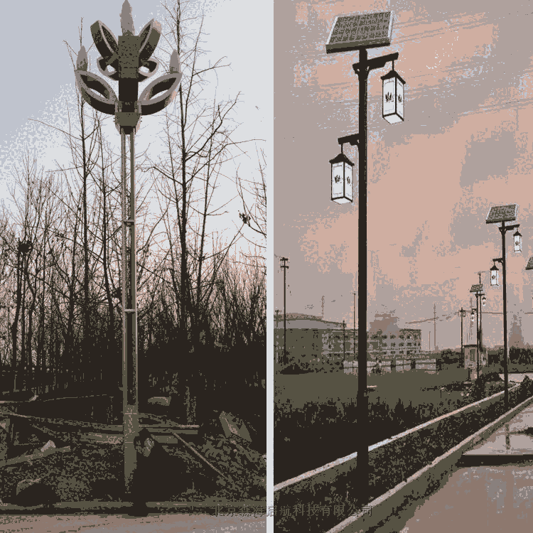 森海啟航專業(yè)室外路燈太陽能路燈工程 包含施工路燈廠家