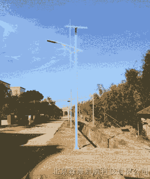 北京路燈工程供應(yīng)商 選森海啟航鋰電太陽能路燈