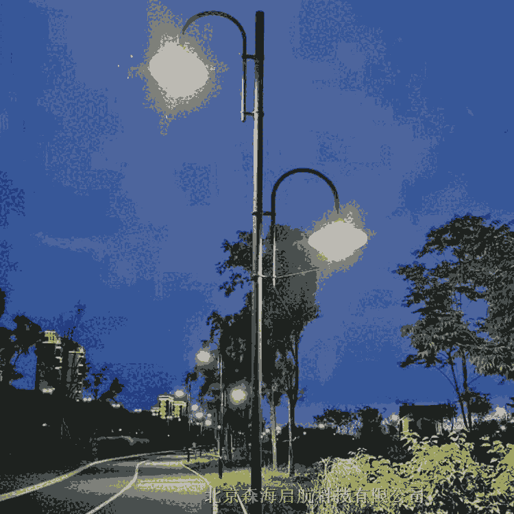 公園景觀亮化LED路燈照明工程 可來圖設計加工生產(chǎn)