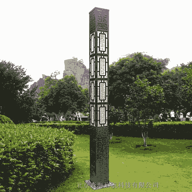 4米鋰電池LED光源太陽能一體燈可定制價(jià)格優(yōu)惠