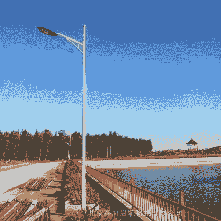 4米鋰電池LED光源太陽能一體燈廣場小區(qū)庭院公園照明歡迎咨詢